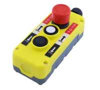 Awwertse Electric Crane Remote Control Push Button Emergency Stop Switch Rainproof UP Down Hoist Switch Wear-
