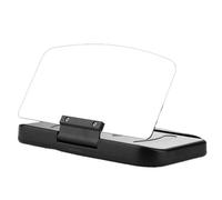 Awwertse Mobile Phone Holder with 360° Adjustable Dashboard Display Mount HUD Car Navigation Projector for Smartphones Charging