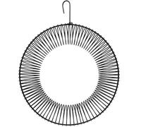 Awwertse Peanut Wreath Bird Feeder 16 Inch, Rust & Waterproof Solid Steel DurableWhole Peanut Wild Bird Feeder with Hanging Hook