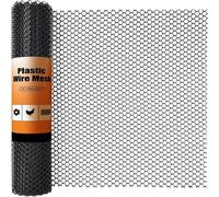 Awwertse Plastic Wire Mesh Fencing-19.6 in X 10 Ft, Chicken Wire Mesh for Dogs, Cats& Poultry-Garden Netting Animal Barrier