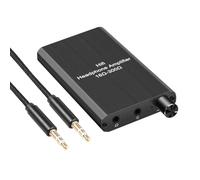 Awwertse Portable Headphone Amplifier, GAIN Switch 3.5mm Stereo Audio In/Out Support with Volume Control