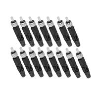 Awwertse Quick Connectors FC Single-Mode Cold Splice 15Pcs Optical Fiber Cable Splice Connector Pre-Buried Fiber Optic