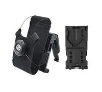 Awwertse Recorder Case Fixed Set with Universal Back Panel Clip Anti-Shake Fast Reverse for Waist Belt Recorder Case Cover Three-Grid Back Panel