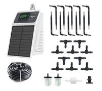 Awwertse Solar Powered Drip Irrigation System for Garden Balcony Automatic for Garden Watering System DIY Irrigation Solution
