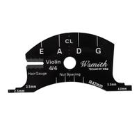 Awwertse Violin Bridges Multifunctional Mold Template 4/4 Violin Bridges Repair Reference Tool Fingerboard Scraper Making Tools Easy Install Easy to Use