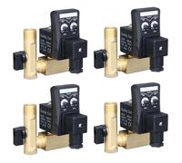 AWWVRLMM 4Pcs 1/2 Inch Dn15 Electric Timer Auto Water Valve Solenoid Electronic Drain for Air Compressor Condensate
