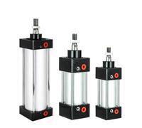 AWWVRLMM Air Cylinders SC63mm Bore Double Action Pneumatic Cylinder Tools Big Thrust Piston 25/50/75/100/200/500mm 1Pcs(Stroke 200mm)