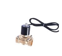 AWWVRLMM Brass Solenoid Valve dc 24v 1 inch For Musical Fountain Waterproof IP68 Normally Closed(NPT-220VAC,2A-25NBR)