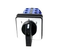 AWWVRLMM CA10 replacer LW26-20/3 20A Rotary Cam Switch 1-0-2 ON-Off-ON 3 Poles 12 terminals K&N replacer