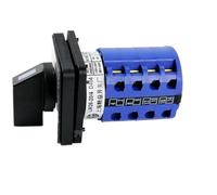AWWVRLMM Cam Switch LW26-20/4 Manual Electrical Changeover Rotary Switch 20A 4 Poles 690V DC Voltage Silver Contact