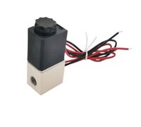 AWWVRLMM DC 12V24V110V220V Solenoid Valve 1/4" 1/8" 2 Way Normally Closed Direct-acting Pneumatic Valves For Water Air Gas(AC220V,0.25 Inch)