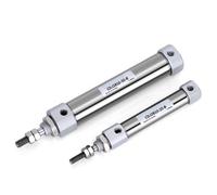 AWWVRLMM Double Acting Pneumatic Air Cylinder Mini Small CDJ2B Type Single Rod 10mm 12mm 16mm Bore 20mm 25mm 30mm 150mm Stroke CDJ2B16(Stroke 200mm,Bore 10mm)