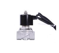 AWWVRLMM Low Pressure Normally Closed Stainless Steel Solenoid Valve 24v DN32 1-1/4inch for Musical Fountain(NPT-12VDC,2A-32B NBR)