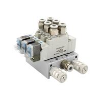 AWWVRLMM SMC type SY5120 solenoid valve combination single electronically controlled cylinder control SY5120-5LZD-01 SY5120-6LZD-01(SY5120-3LZD-01 8mm,2 Stations)