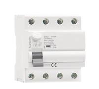 AWWVRLMM Type A RCD Magnetic Residual Current ELCB 3P+N 40A 63A Detect Pulsating DC 1Pcs(100mA,4P 63A)