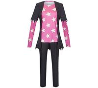AwwwCos Anime Helluva Boss Octavia Cosplay Costume Women Jacket Tops Pants Full Set with Hat Unisex Outfits Halloween Props XL