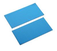 Awxlumv 2 Pack Thermal Pad 12 W/mK, 80x40x2mm, Non Conductive Heat Resistance, Highly Efficient Cooling Thermal Pads for PC Laptop Heatsink/GPU/CPU/LED Cooler