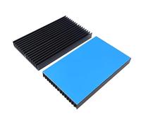 Awxlumv 2Pcs Heatsink Kit 100x60x10mm with Thermal Conductive Adhesive Tape, Cooler Heat Sink for Smartphones, Routers, Hard drives, Game consoles, LED amplifiers, etc