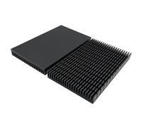Awxlumv Aluminum Large Heatsink 5.9 x 3.6 x 0.59 Inch /150 x 93x 15 mm Black Heat Sinks Fins for Cooler RTX 3090 3080 ti Backplate PCB LED Motherboard (2 Pcs)