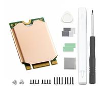 Awxlumv for Steam Deck Heatsink Thermal Pad M.2 2230 NVME SSD Copper Heat Sink Cooling Thermal Pastes Back Cover Opening Tools Back Screws Replacements Screwdriver Repair Kit for Stream Deck SSD