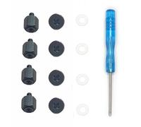 Awxlumv M.2 Screws Kit NVMe Screw M2 SSD Mounting Set Standoff + Screws with Screwdriver for Laptop Notebook Black