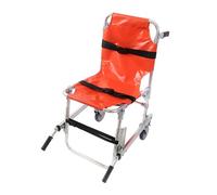 AWYBB Aluminum alloy Stair Chair - Light Weight Foldaway Ambulance Firefighter Evacuation Medical Lift Stair Emergency Evacuation Chair with Quick Release Buckles(Orange)