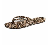 AWYHAOYULA Heart Rhinestone Women Flat Flip Flops Slip-on Thong Sandals Black Leopard Print Two Styles Open Toe Non-slip Slippers Summer Beach Casual Footwear for Daily Vacation Outdoor Wear