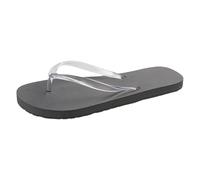AWYHAOYULA Pool Holiday Women Flip-Flops, Minimal Flat Thong Slippers with Clear Transparent Straps, Anti-Slip Lightweight Solid-Colour Sandals, Multiple Plain Colours for Ladies