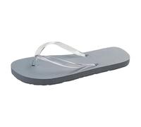 AWYHAOYULA Pool Holiday Women Flip-Flops, Minimal Flat Thong Slippers with Clear Transparent Straps, Anti-Slip Lightweight Solid-Colour Sandals, Multiple Plain Colours for Ladies