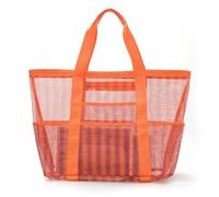 AWYHAOYULA Women Large Mesh Beach Shopper Tote Bag, Breathable Lightweight Ladies Shoulder Handbag, Casual Hand Bags Suitable for Beach Holiday, Swimming, College and Everyday Use