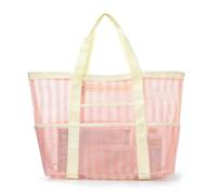 AWYHAOYULA Women Large Mesh Beach Shopper Tote Bag, Breathable Lightweight Ladies Shoulder Handbag, Casual Hand Bags Suitable for Beach Holiday, Swimming, College and Everyday Use