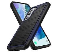 AWZHYDT Compatible with Samsung Galaxy S21 FE Case 6.4 Inch (Not Fit Galaxy S20 FE) with Dual Layer Protection Military-Grade 360 Full Body Shockproof Bumper Protection Galaxy S21 FE Cover-Blue