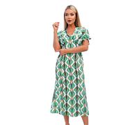 AX Paris Womens/Ladies Geometric Tie Detail Midi Dress8 UK Multicoloured GT2010