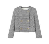 AX Paris Womens/Ladies Houndstooth Double-Breasted Tailored 14 UK Black/White G