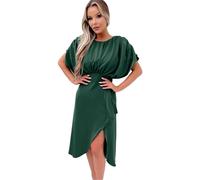 AX Paris Womens/Ladies Polyester Gathered Batwing Sleeve Mid8 UK Teal GT27153