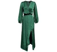 AX Paris Womens/Ladies Satin Long-Sleeved Wrap Dress8 UK Teal GT38263