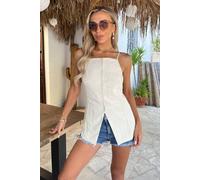 AX Paris Women's Stone Strappy Longline Waistcoat | Size: 16 AX Paris Stone 16