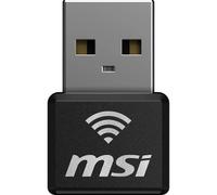 MSI AX1800 Nano WiFi USB Adapter for PC/laptop, WiFi 6 Dual-Band 2.4G/5G Wireless Network Transceiver Adapter for Desktop PC, Travel Size, Supports Windows 11,10