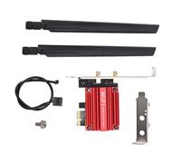 AX210 PCIe WiFi Card, 5374Mbps 3 Bands 5.3 for 6th Gen, WPA3 Encryption, for Desktop PC