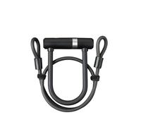 AXA 59502995KS Newton Mini Pro mit Kabel U-Lock, Black, 14 cm