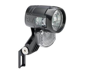 AXA Blueline 30 93950095KB Electric Bike 6-12 V - LED Bicycle Light - 30 Lux - 50 m Visibility - 3000 m - Visible from the Side - StVZO Approved - Black