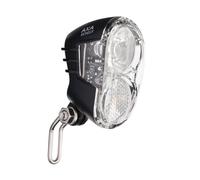 AXA Echo 15 Switch - Dynamo Bicycle Light - 15 Lux - with Reflector - Visible from the Side - StVZO Approved