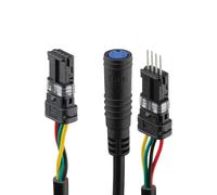 Axa In Smart Bosch Bdu 2/3/4 Active Line/performance Cable Connector One Size Black