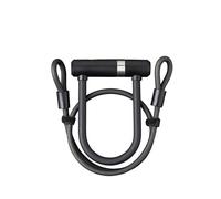 AXA Newton U-Lock Pro Mini - 140 x 16mm Black Sold Secure Silver.