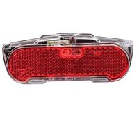 AXA Slim Steady 80 mm - Dynamo Rear Light - Steady Light Function - 600 m Visible - StVZO Approval