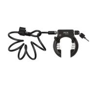 AXA Bike Security: Set Solid Plus Framelock & Newton PI (Plug-in) 150 Mudguard Lock Set Silver Sold Secure-NONE -P150/10