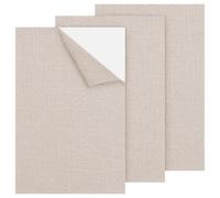 Axafazup 3Pcs Canvas Repair Patch, 30 x 20 cm Canvas Repair Tape, Light Gray Waterproof Self-Adhesive Fabric Repair Patch for Tents, Boat Cover, Pop Up Canopy, Patio, Bags, Cover
