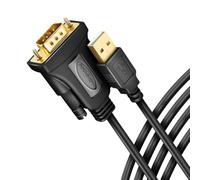 AXAGON ADS-1PQN Adapterkabel, RS-232 COM-Port auf USB 2.0 - FT232RL-Chip