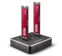Axagon ADSA-M2C storage drive docking station USB 3.2 Gen 2 (3.1 Gen 2) Type-C Black