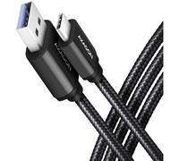 AXAGON BUCM3-AM10AB USB 3.2 Gen 1 Cable Black Gold-Plated Connecto...